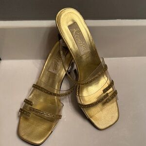 Renica Chic Gold Women's Heels